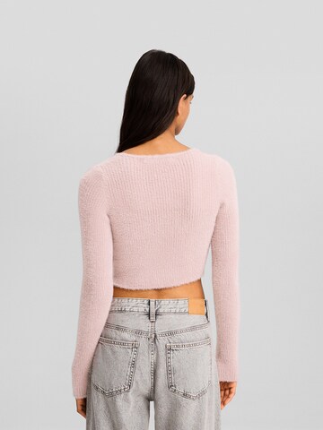 Bershka Sweater in Pink