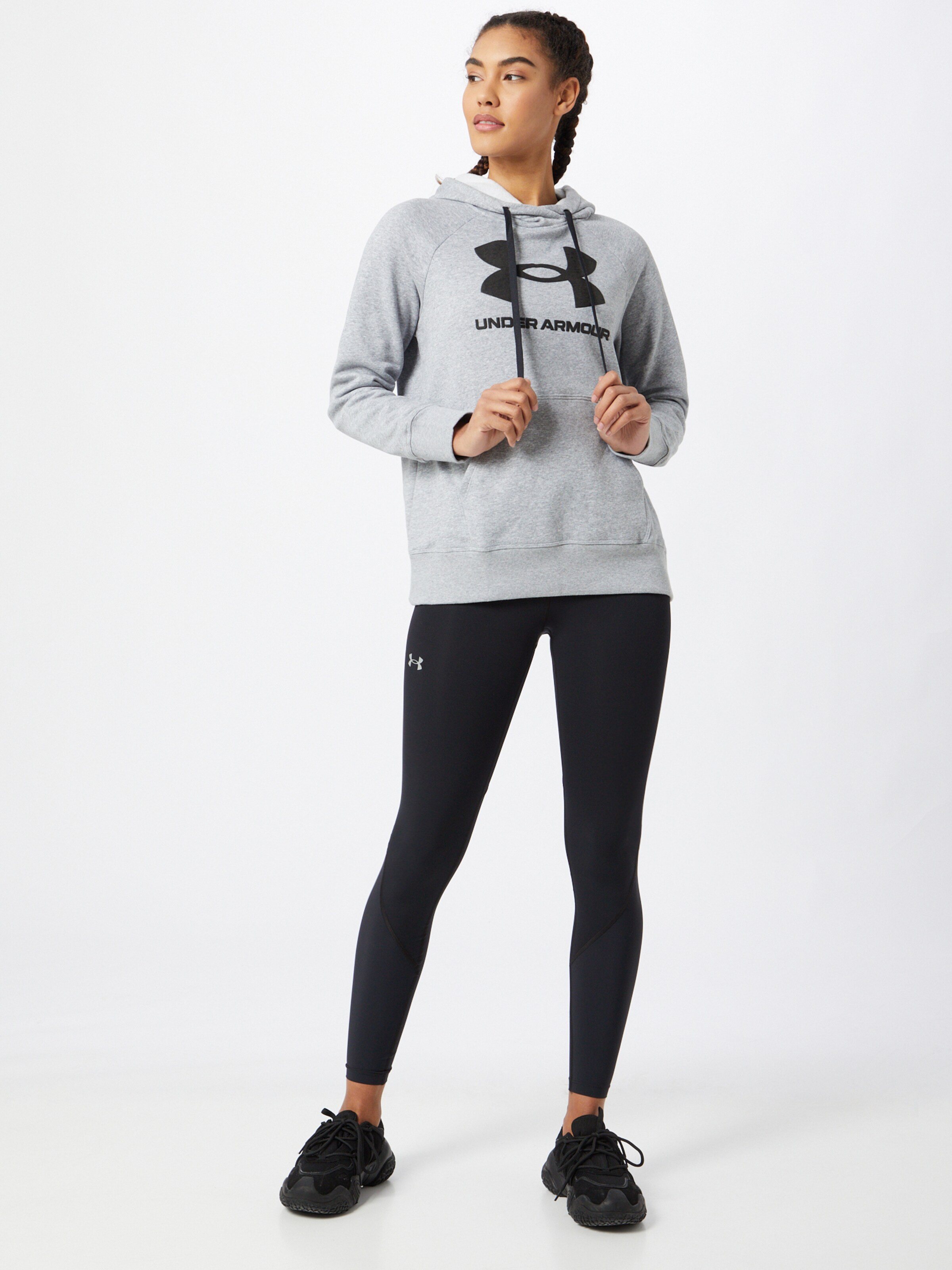 Frauen Sportarten UNDER ARMOUR Sportsweatshirt in Graumeliert - MV12901 Frauen Sportarten UNDER ARMOUR Sportsweatshirt in Graumeliert - MV12901