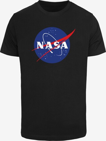 Merchcode T-Shirt 'NASA - Galaxy Space' in Schwarz: predná strana
