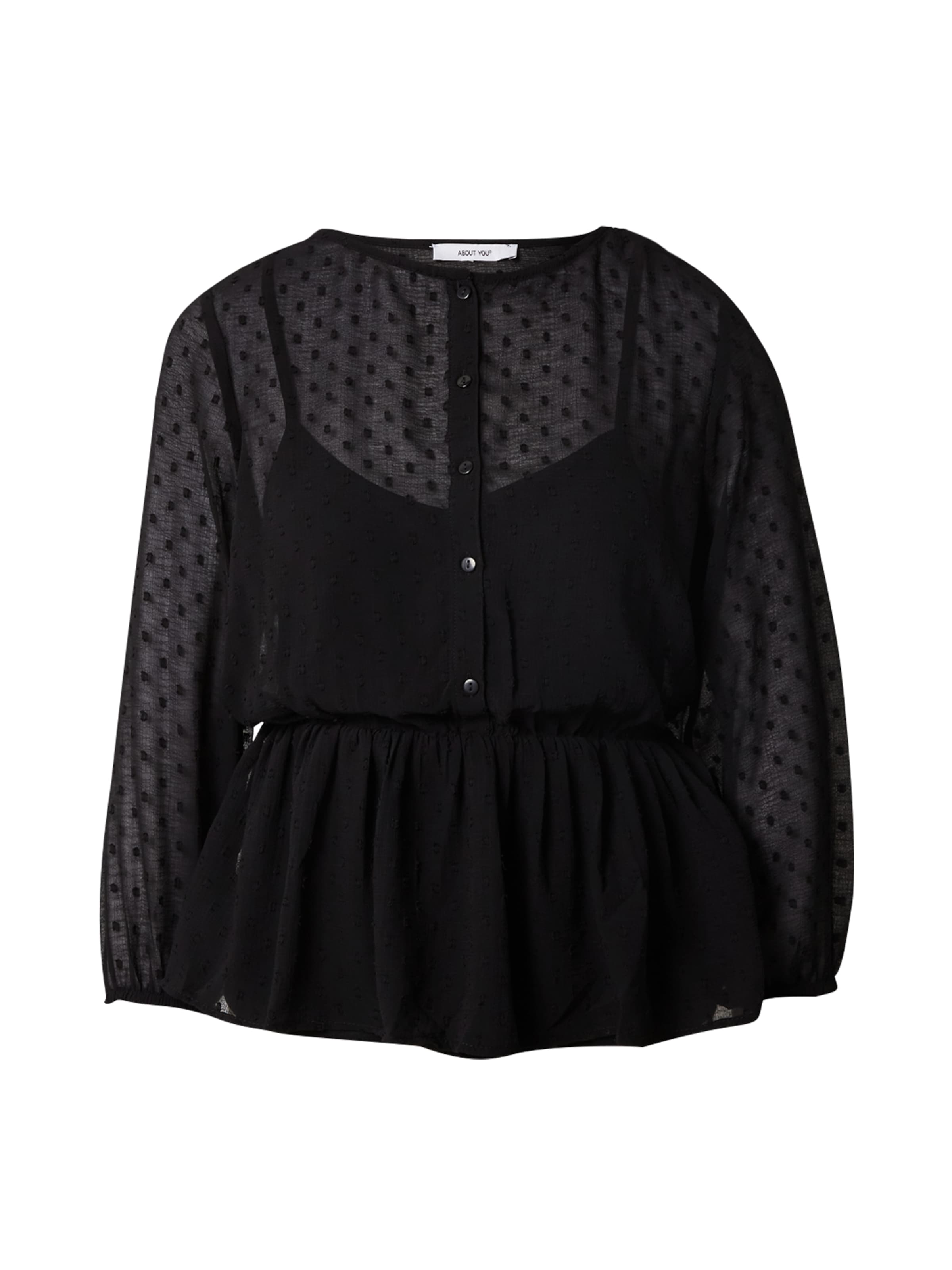 ABOUT YOU Blouse 'Rosina' in Black: front