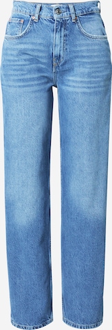 Gina Tricot Loosefit Jeans in Blauw: voorkant