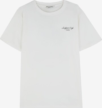 T-Shirt Scalpers en blanc : devant