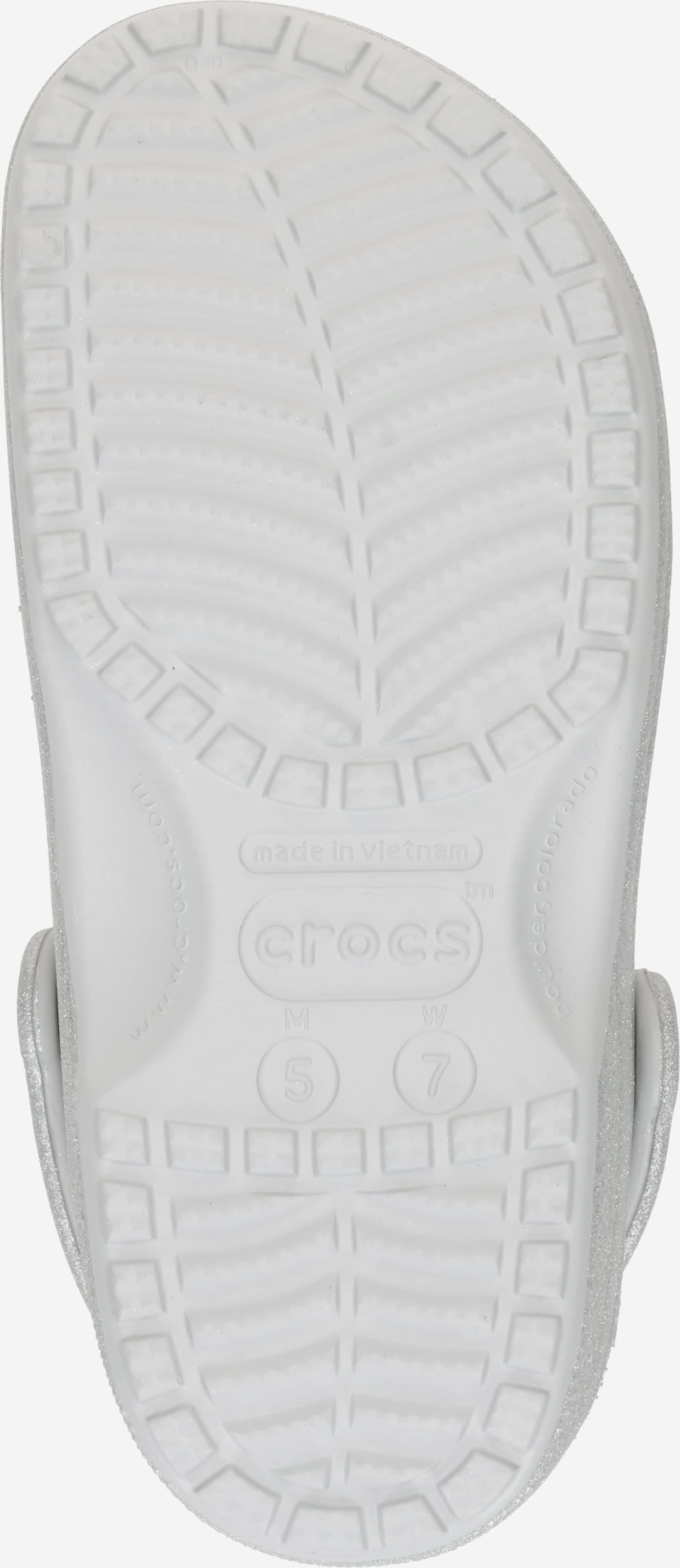 Crocs Classic Glitter Clogs 'Silver' — foto 3