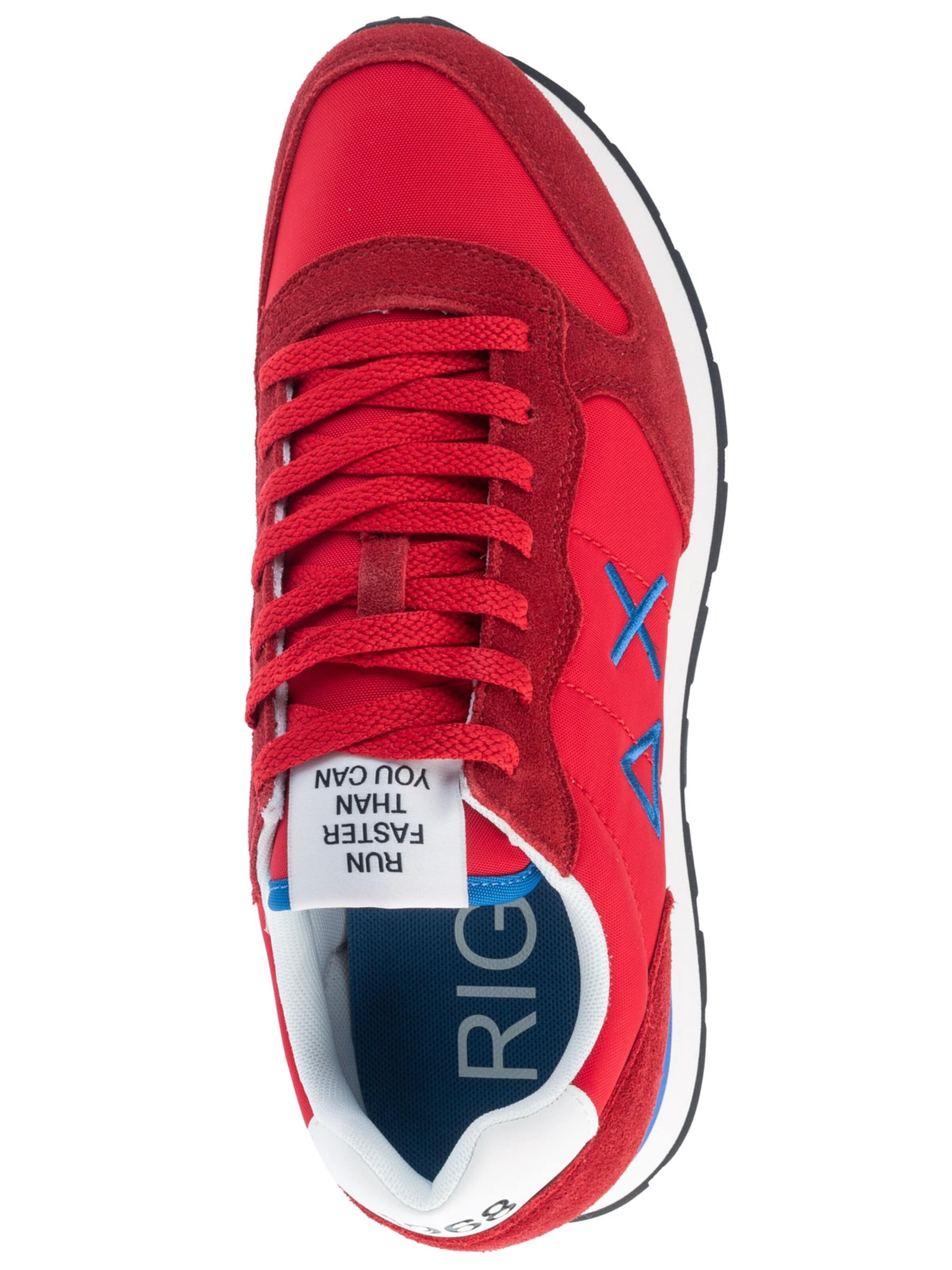 SUN68 Sneakers laag 'SUN68 Tom Solid' in Rood