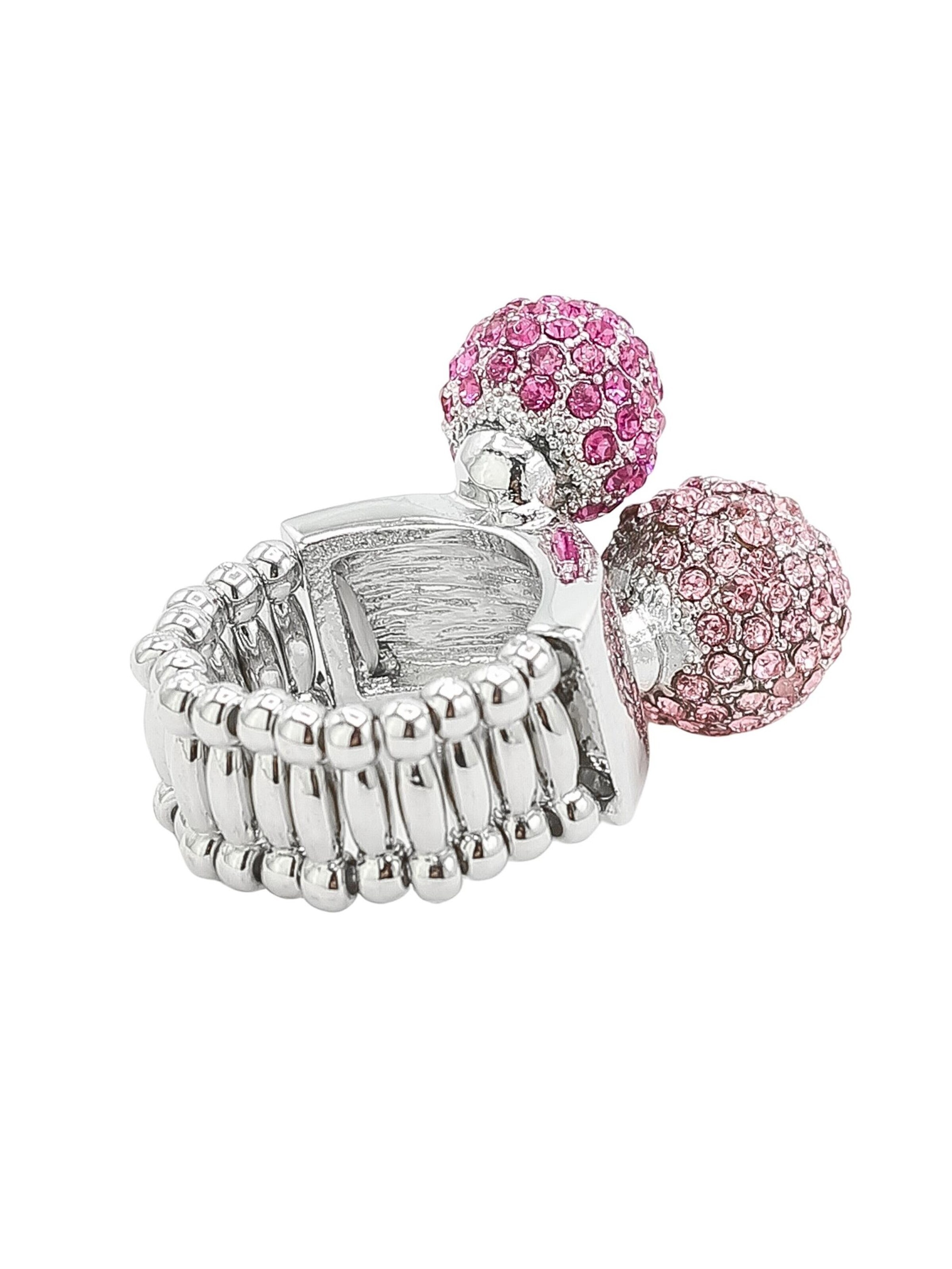 COLLEZIONE ALESSANDRO Ring 'Space' in Pink