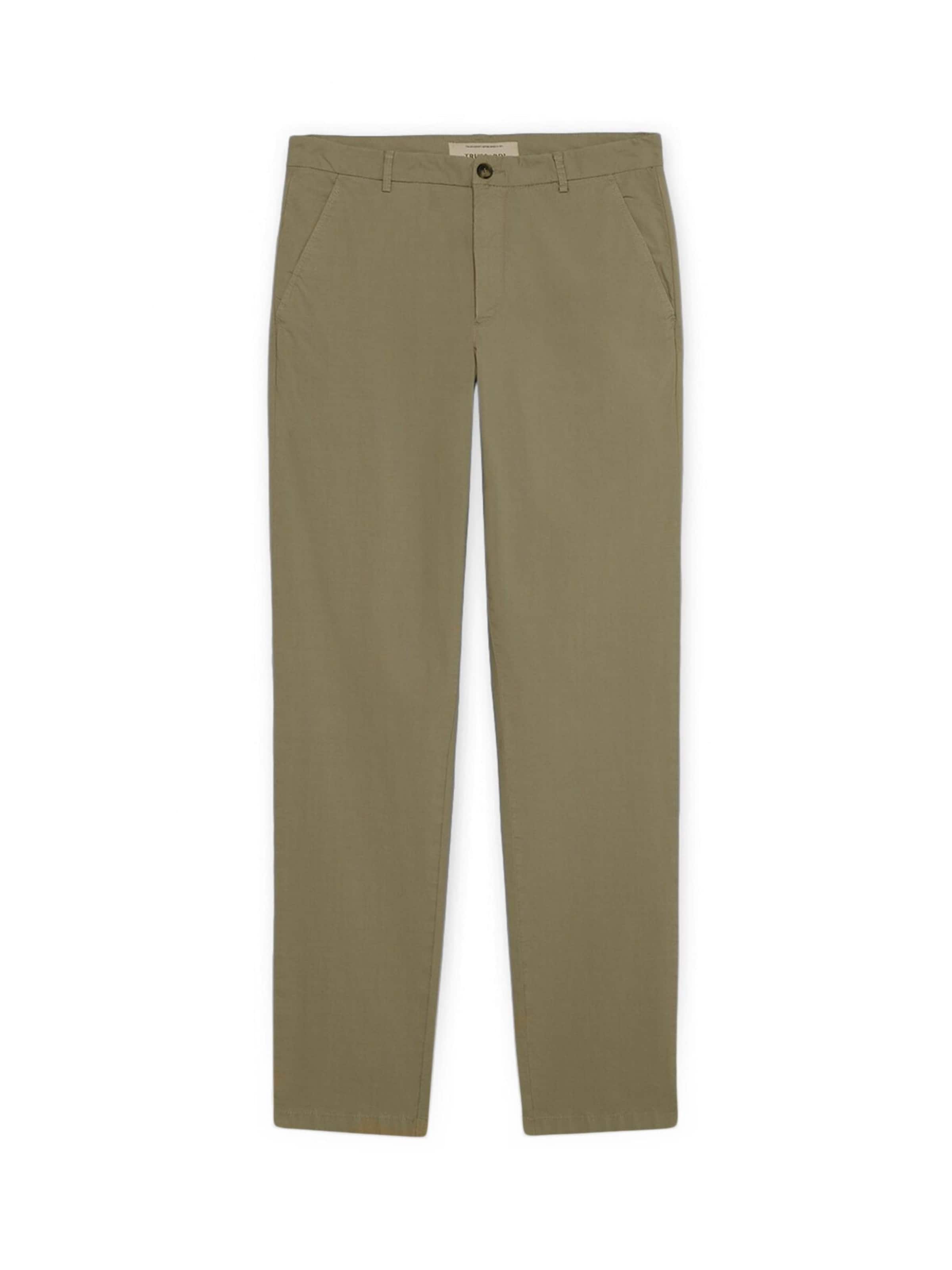 Trussardi Slimfit Broek in Groen: voorkant
