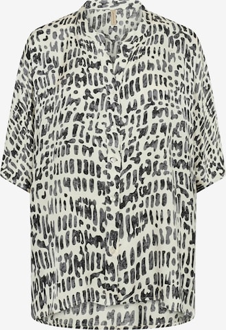 Chemisier ' SC_EMMALU ' Soyaconcept en noir : devant