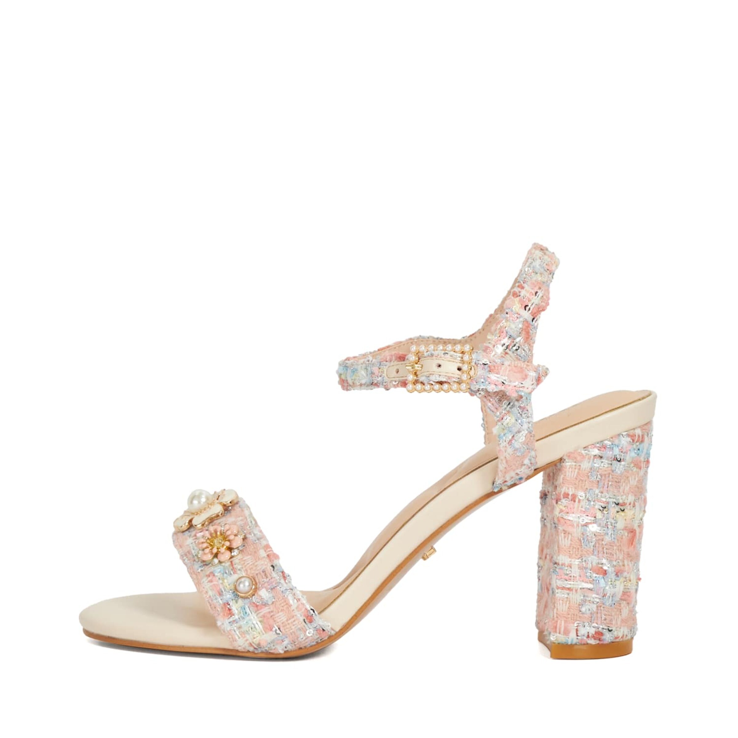 Dune LONDON Riemensandale 'Mention' in Pink