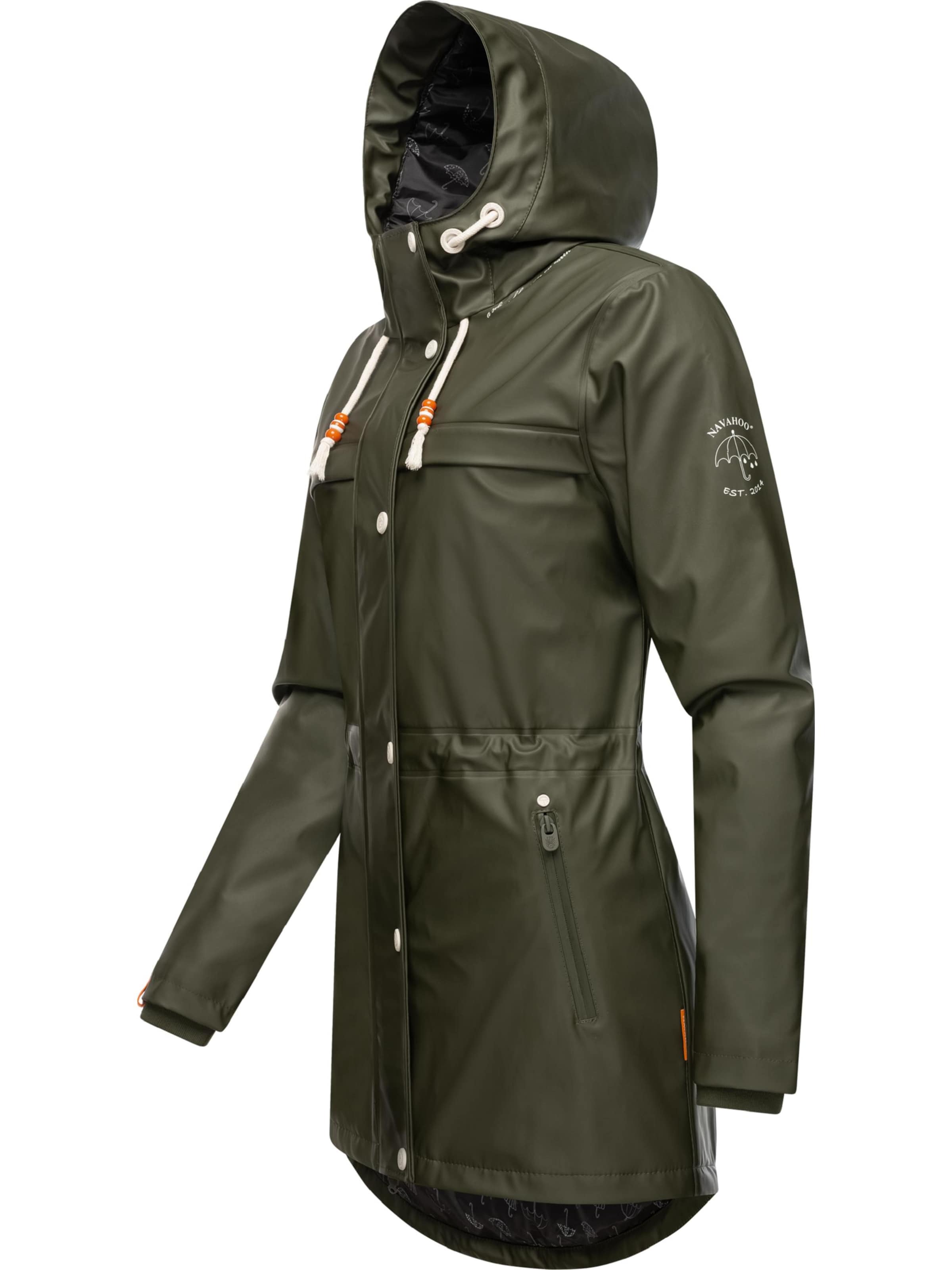 Manteau mi-saison 'Rainy Forest' NAVAHOO en vert
