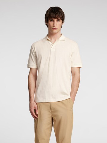 T-Shirt SELECTED en gris : devant