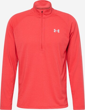 UNDER ARMOUR Performance Shirt 'Streaker' in Red: front