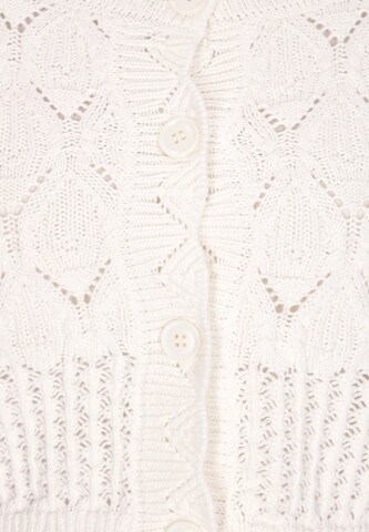 IZIA - Casaco de malha 'Festival' em branco