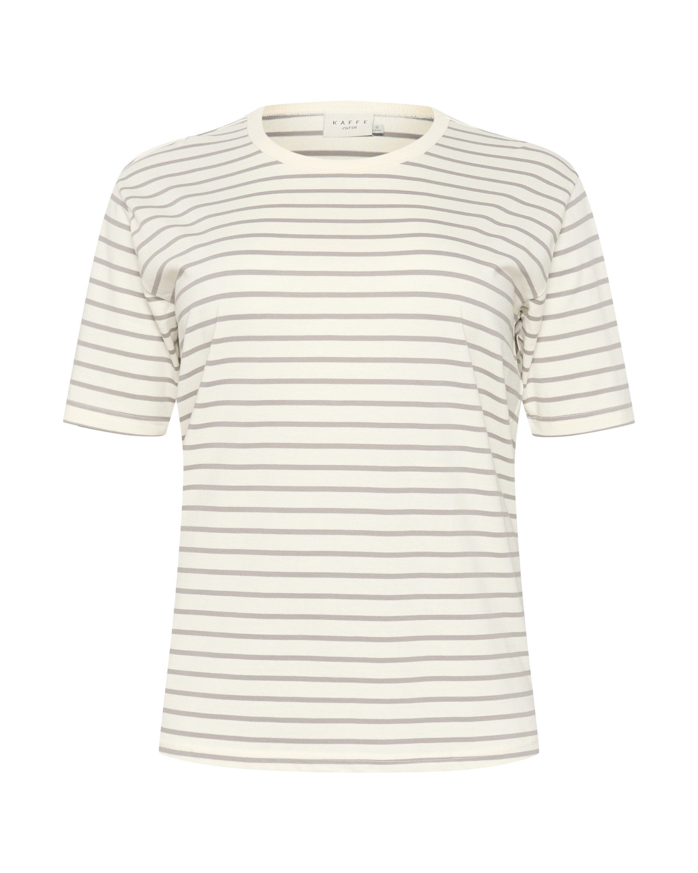 Tricou 'Winni' de la KAFFE CURVE pe alb: față