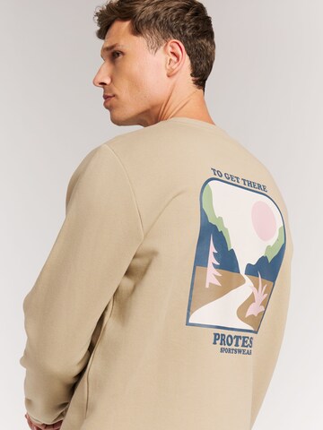 PROTEST Sweatshirt 'PRTScorpio' in Brown