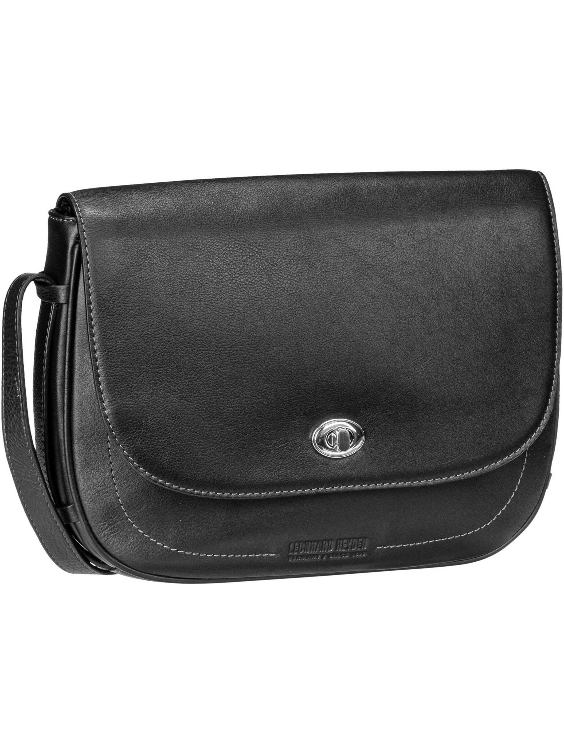LEONHARD HEYDEN Crossbody bag 'Nizza' in Black: front