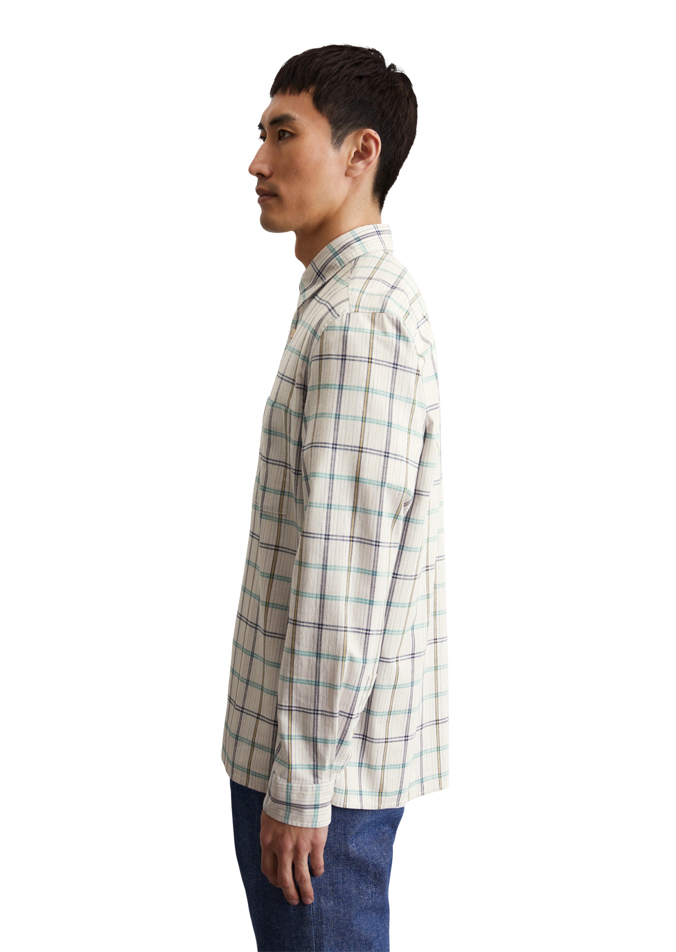 Marc O'Polo Regular Fit Hemd in Grün