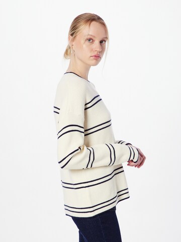 Pull-over Warehouse en beige : devant