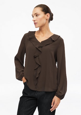 s.Oliver Blus i brun: framsida