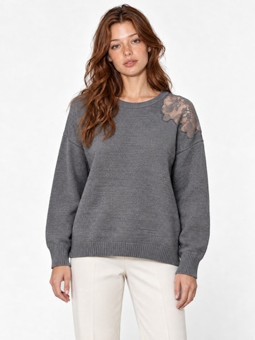 RYVAN Svetr 'Pullover' – šedá