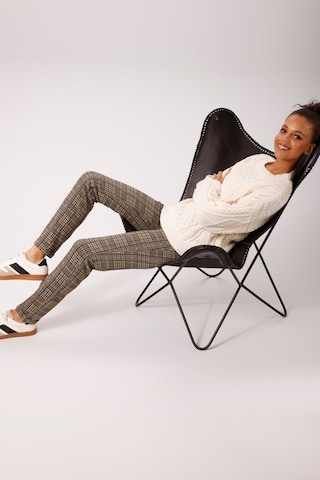 Aniston CASUAL Pajama Pants in Brown