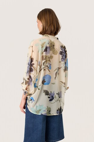 SOAKED IN LUXURY Blouse 'Anaya Amily' in Beige