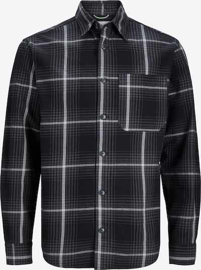 JACK & JONES Camisa em cinzento / preto / branco, Vista do produto