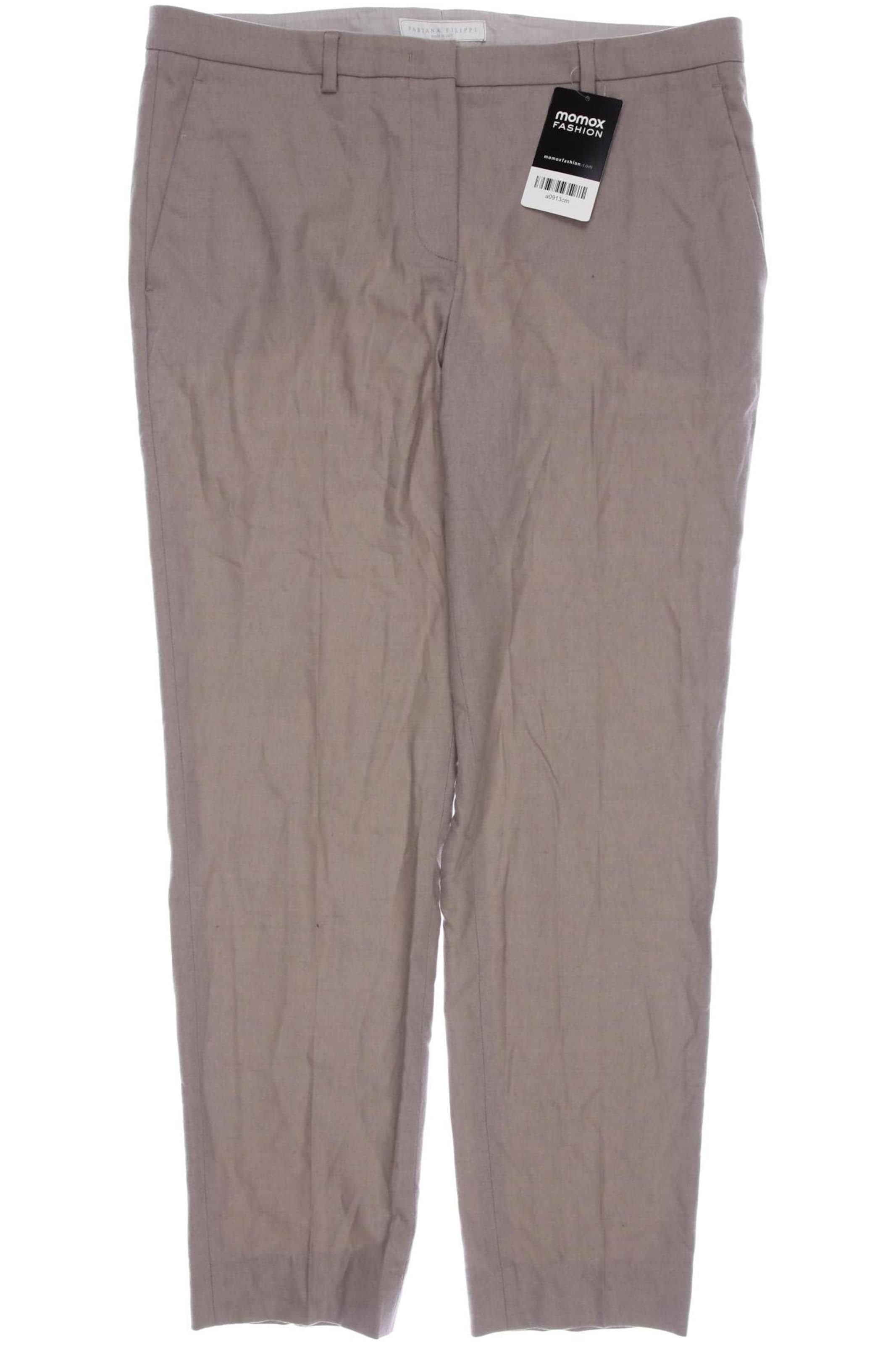 Fabiana Filippi Pants in XL in Beige: front