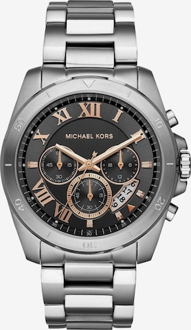 Montre à affichage analogique Michael Kors en argent : devant