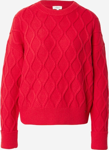 Pull-over s.Oliver en rouge : devant