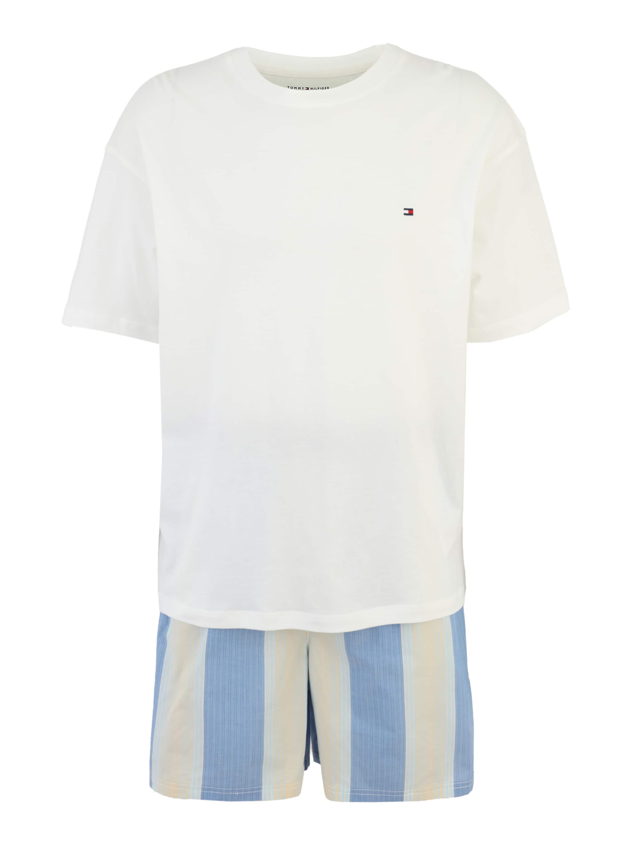 TOMMY HILFIGER Пижама короткая в Белый: спереди