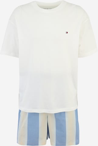 Pyjama court TOMMY HILFIGER en blanc : devant