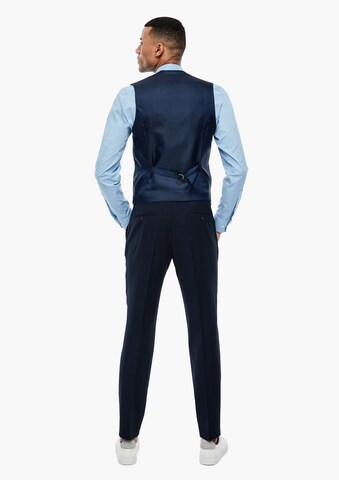 s.Oliver BLACK LABEL Slimfit Pantalon 'Cesano' in Blauw