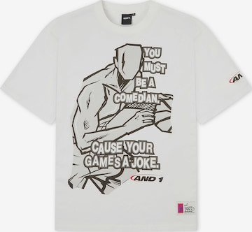 AND1 Paita 'Core Comedian' värissä valkoinen: etupuoli
