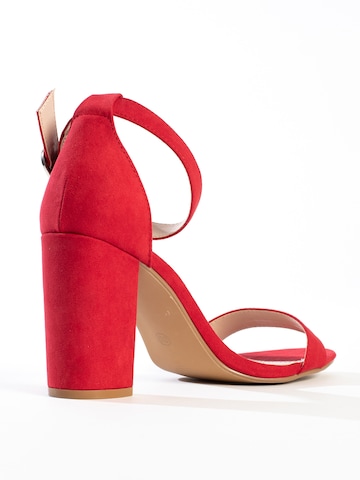 Celena - Sandalias 'Claudia' en rojo