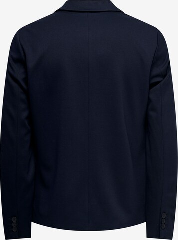 Coupe slim Veste de costume 'MARK' Only & Sons en bleu