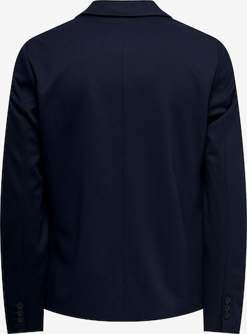 Coupe slim Veste de costume 'MARK' Only & Sons en bleu