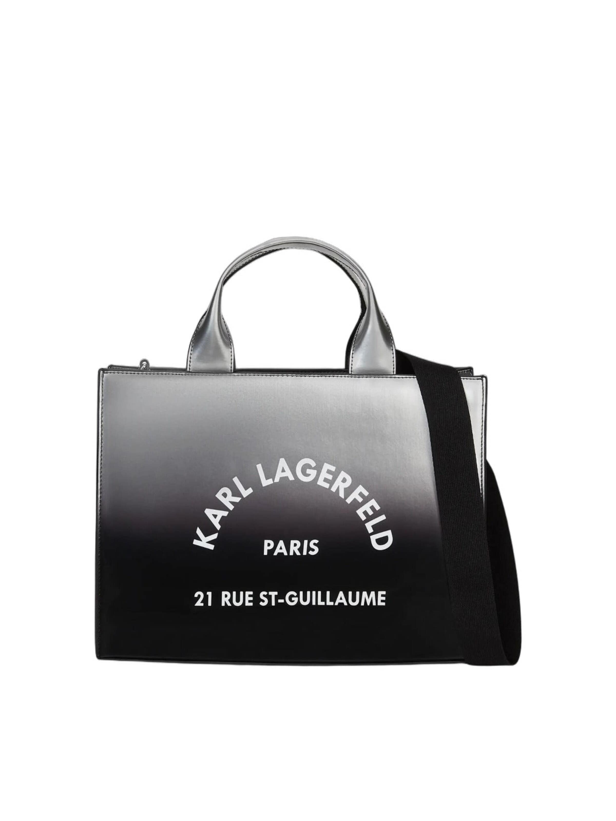 Karl Lagerfeld Shopper táska 'Ballet' - fekete: elől