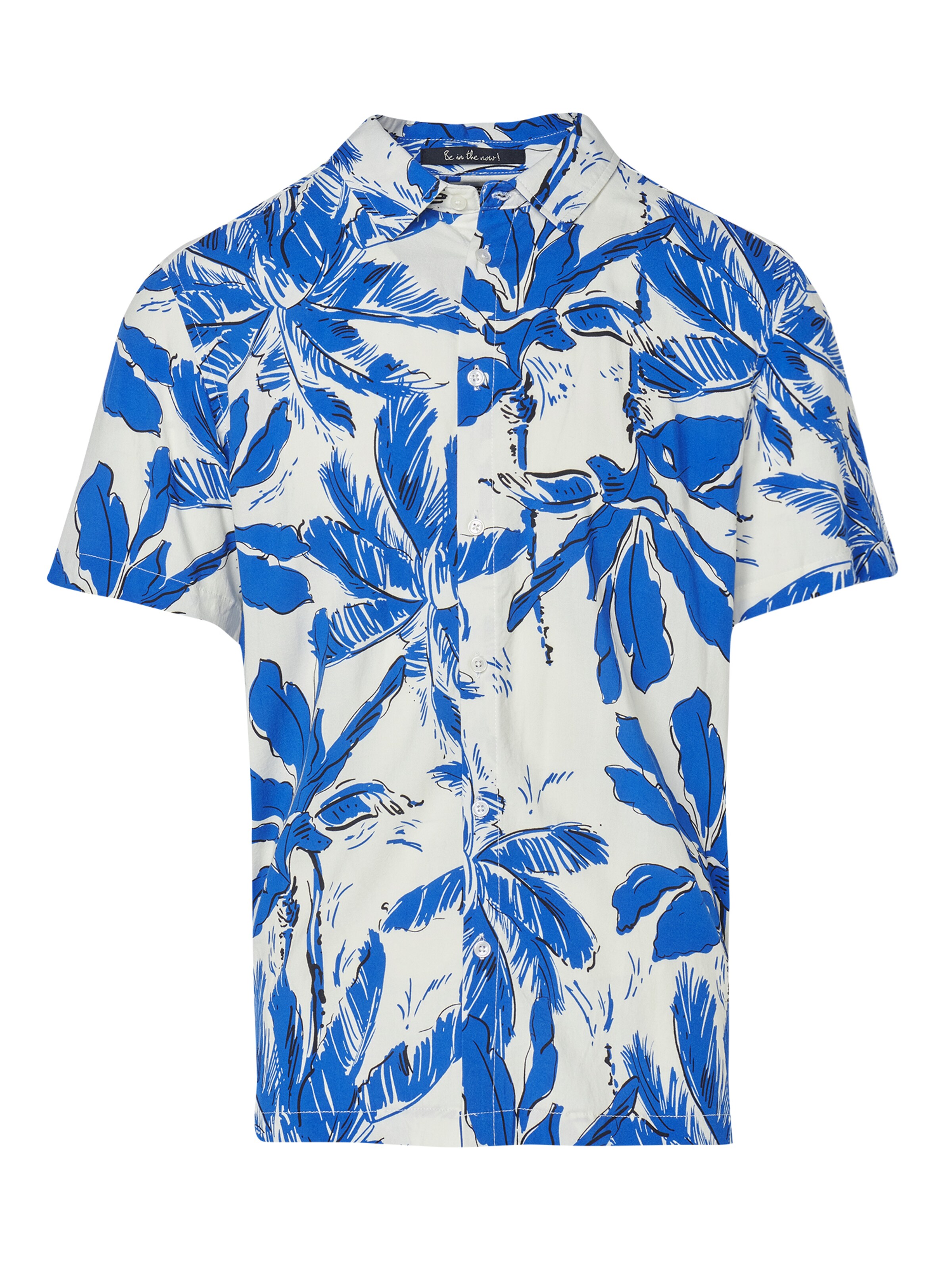 Coupe regular Chemise KOROSHI en bleu : devant