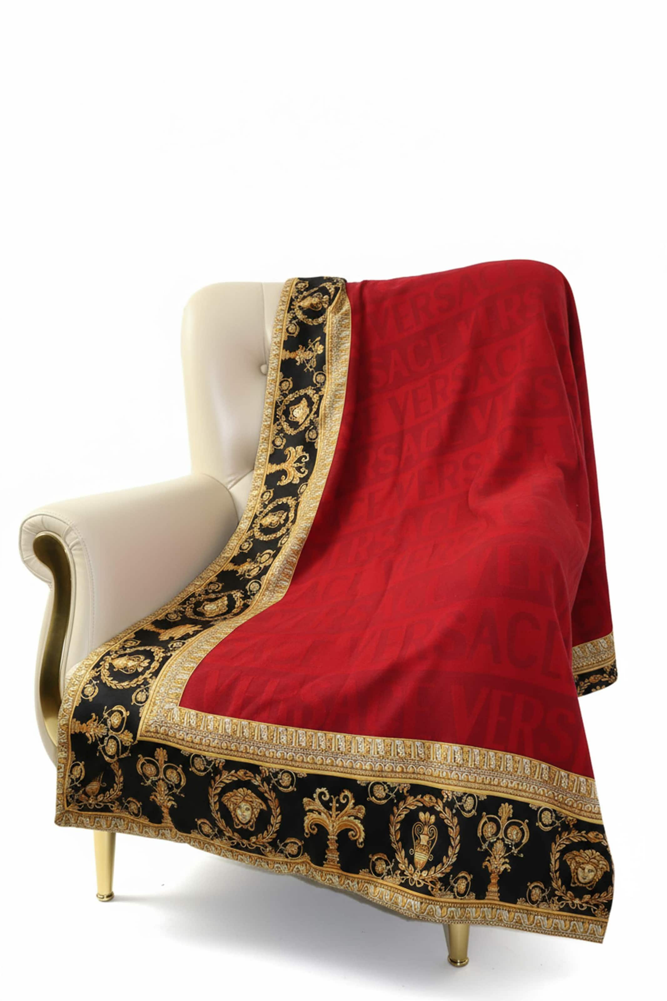VERSACE Decken 'I Love Baroque' in Rot