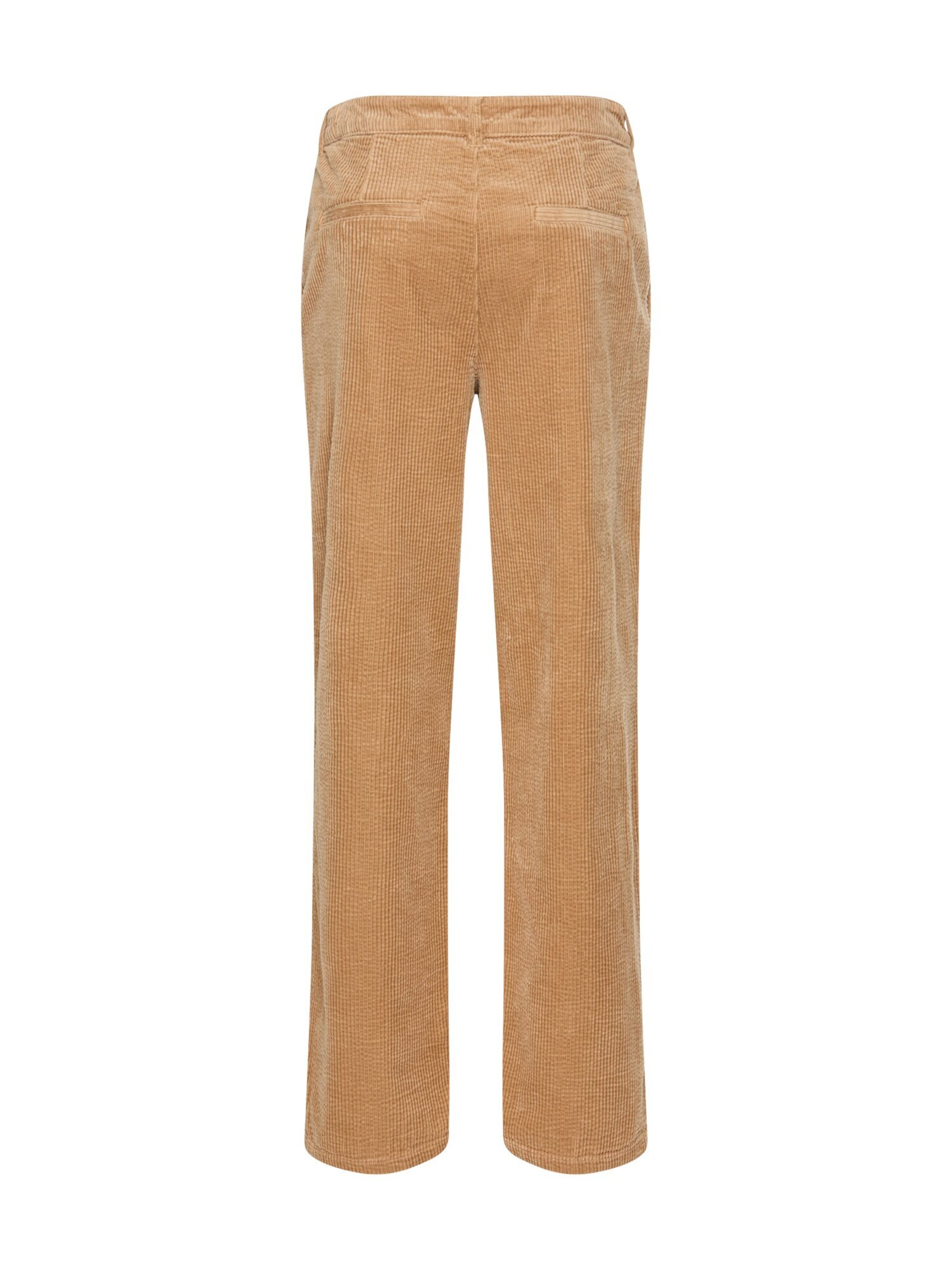 CAMEL ACTIVE Wide leg Pleat-Front Pants in Beige