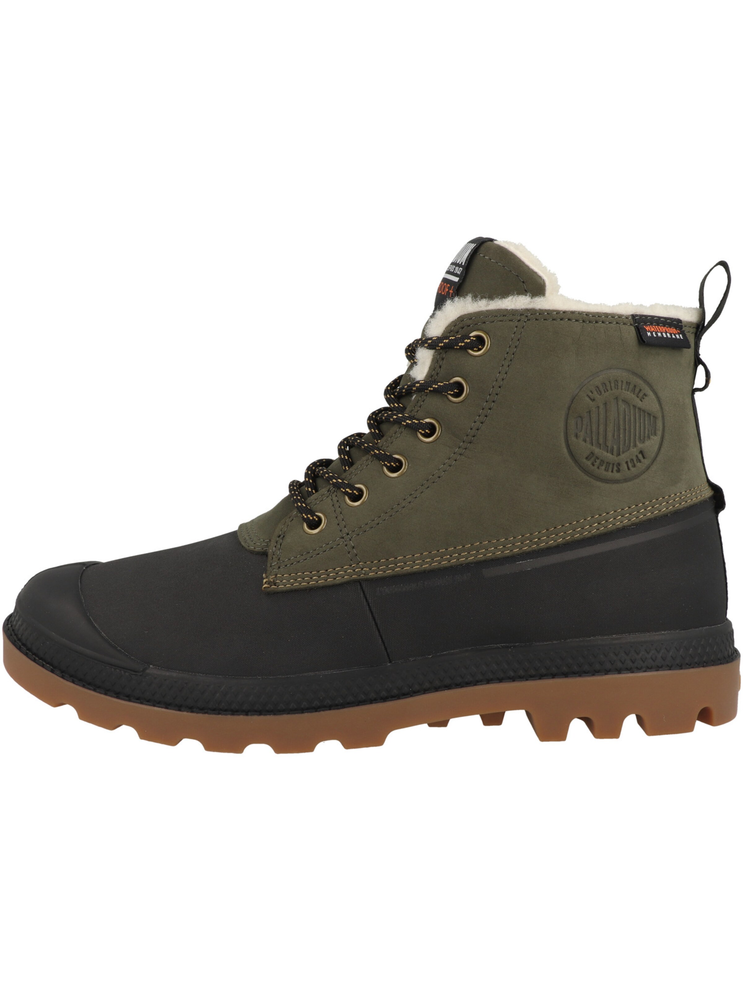 Palladium - Botas 'Pampa Duck' em verde
