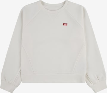 Levi's Kids - Sudadera 'MEET AND GREET' en blanco: frente