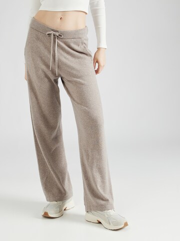 GAP Wide leg Broek in Bruin: voorkant