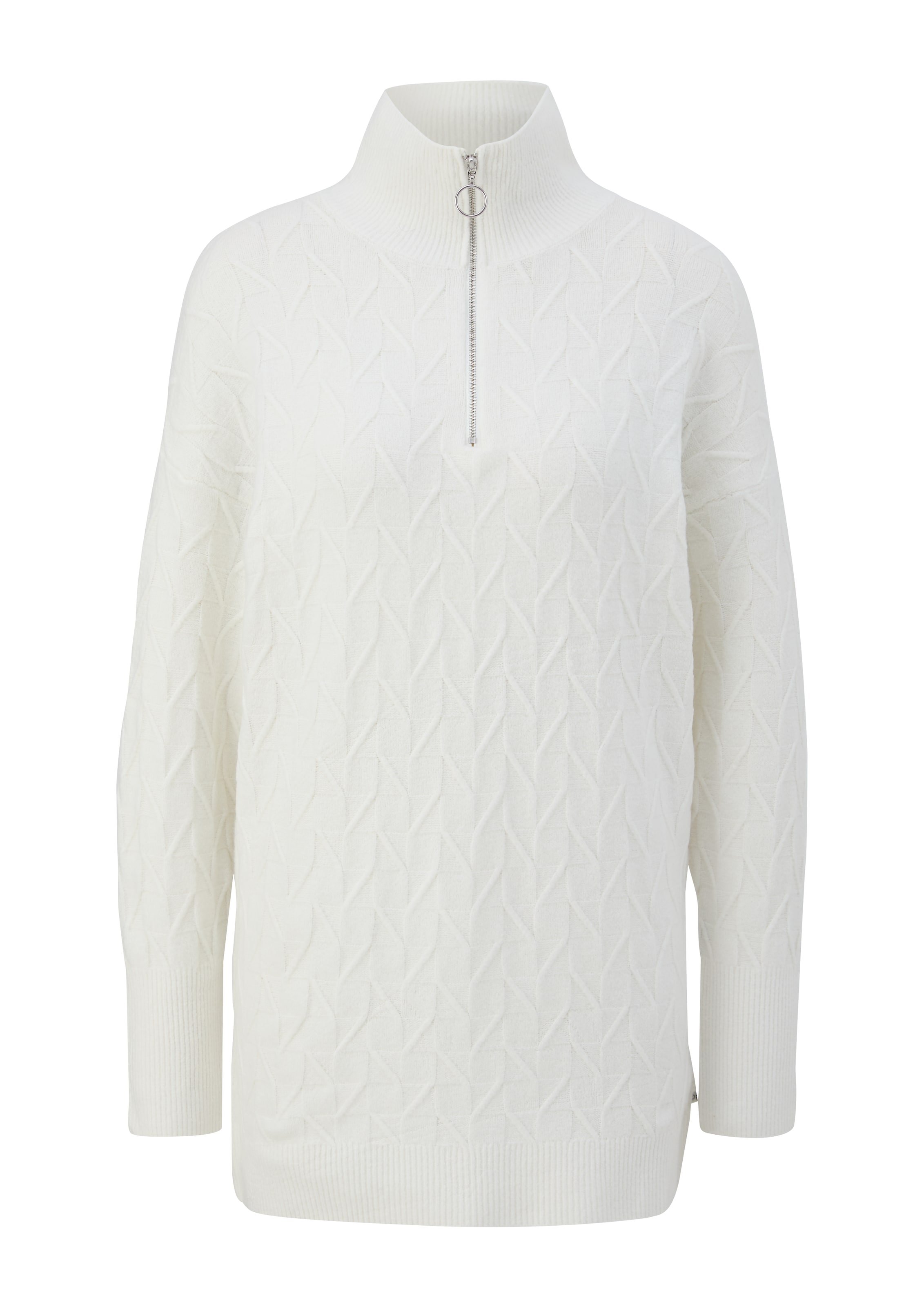 QS Trui in Beige: voorkant