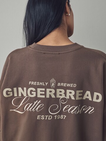 Next Sweatshirt in Braun