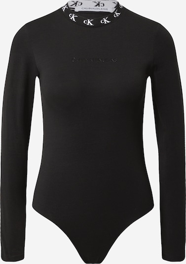 Calvin Klein Jeans Shirtbody en noir, Vue avec produit