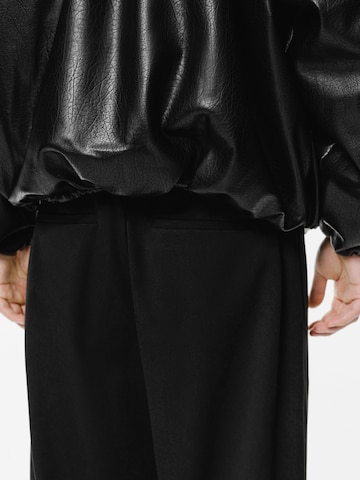 Wide Leg Pantalon Pull&Bear en noir