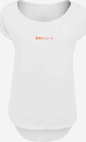 T-shirt F4NT4STIC en blanc : devant