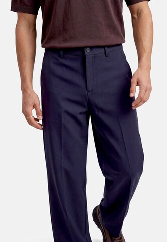 Loosefit Pantaloni con piega frontale di zero in blu