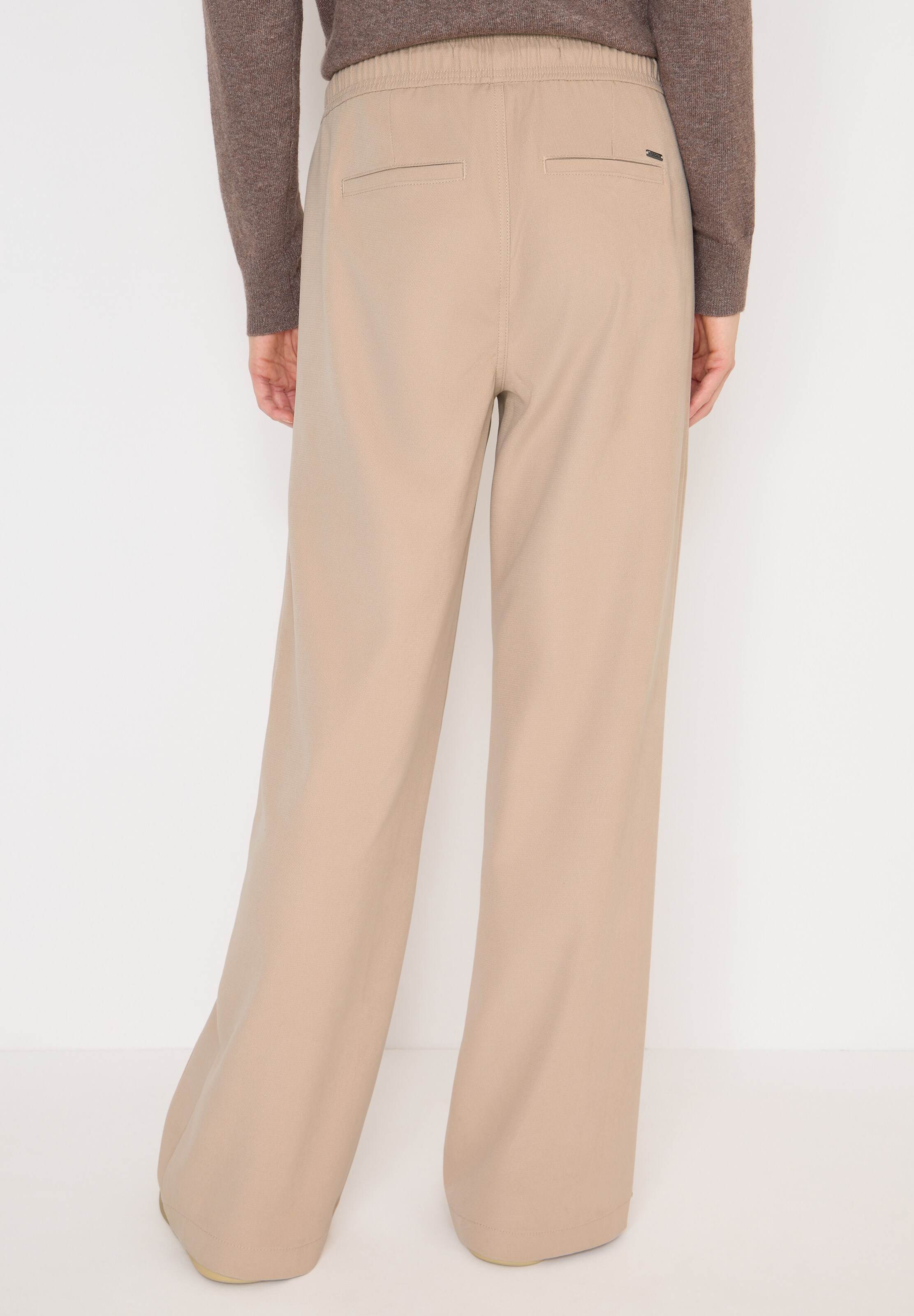 CECIL Loose fit Pants in Beige